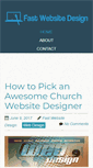 Mobile Screenshot of fastwebsitedesign.net
